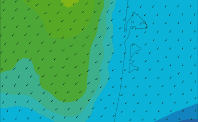 Prévisions de vent Sud Gironde, Nord Landes