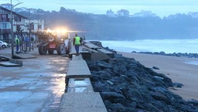 Anglet (64) tempête Suzanna du 9 fevrier 2016