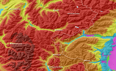 Prévisions cumul neige 10 jours Savoie