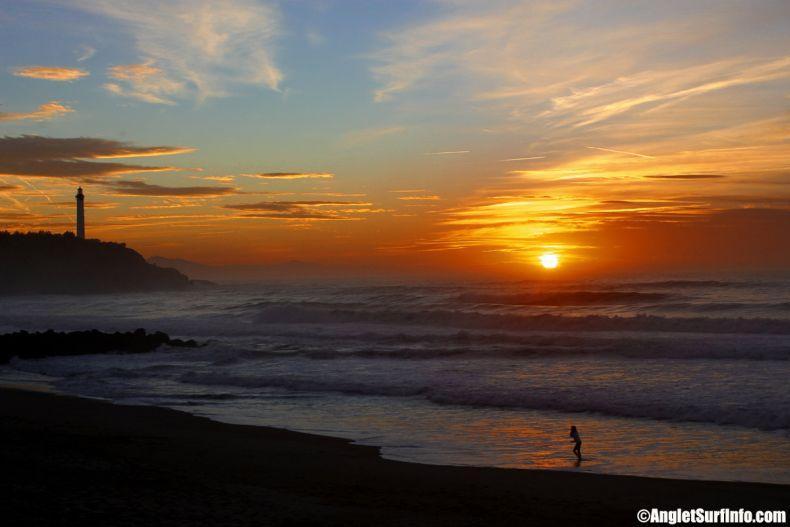 Coucher du soleil sur Anglet