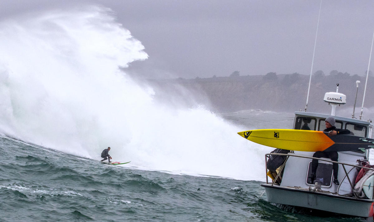 Mavericks spot surf USA le 18 janvier 2018