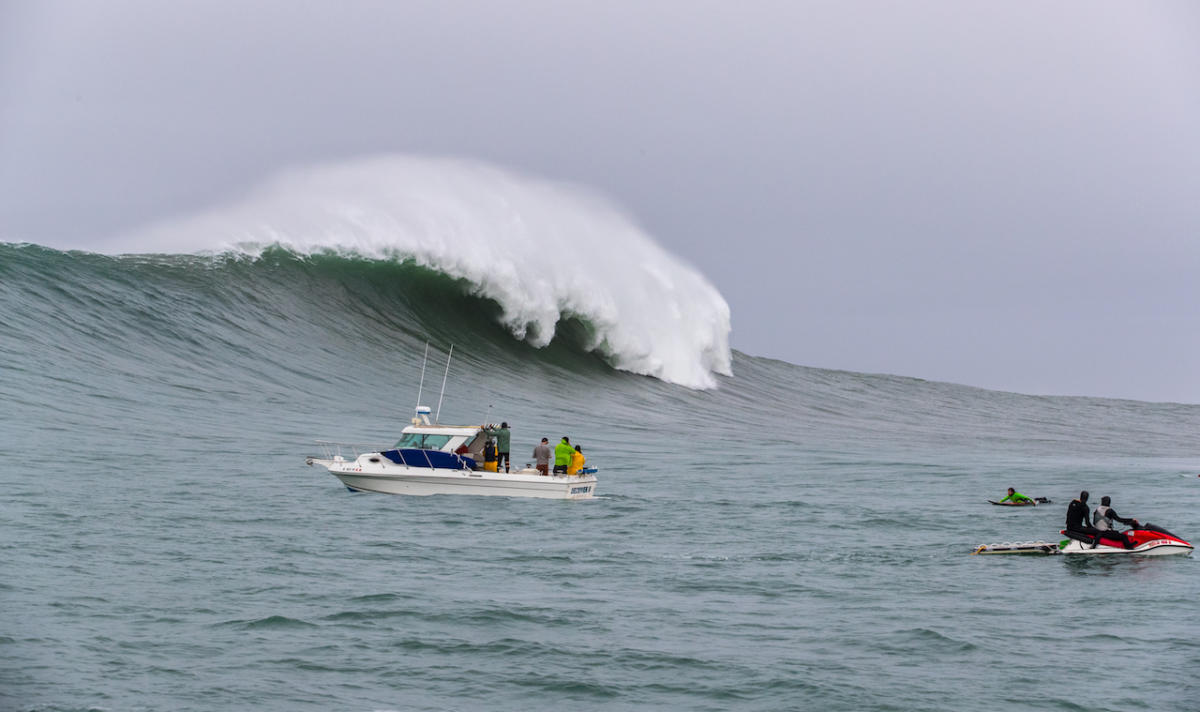 Mavericks spot surf USA le 18 janvier 2018