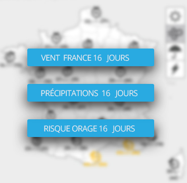 meteo carte france 16 jours