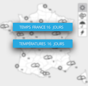 meteo carte france 16 jours